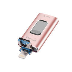 Richwell 3 en 1 64G Tipo-C + 8 pines + Disco flash USB 3.0