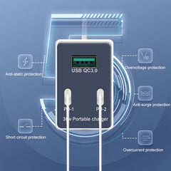 Cargador USB multifunción portátil