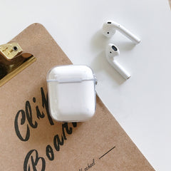 Funda para auriculares de TPU de alta transparencia para AirPods 1/2