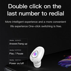 YX01 Auricular Bluetooth inalámbrico Bluetoo...