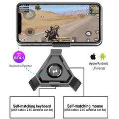 HXSJ P5 Teclado Ratón Convertidor Bluetooth para Juegos