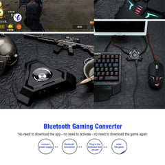 HXSJ P5 Teclado Ratón Convertidor Bluetooth para Juegos