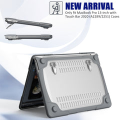 Para MacBook Pro 13 pulgadas 2022 y A2289 / A2251 / A2338 2020 PC + Funda protectora para computadora portátil TPU