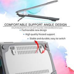 Para MacBook Pro 13 pulgadas 2022 y A2289 / A2251 / A2338 2020 PC + Funda protectora para computadora portátil TPU