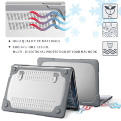 Para MacBook Pro 13 pulgadas 2022 y A2289 / A2251 / A2338 2020 PC + Funda protectora para computadora portátil TPU