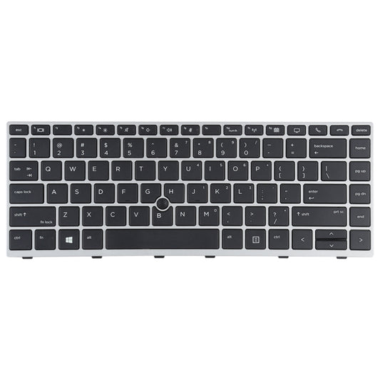 Teclado estadounidense con dispositivo señalador para HP Elitebook 840 G5