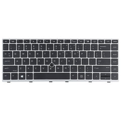 Teclado estadounidense con dispositivo señalador para HP Elitebook 840 G5