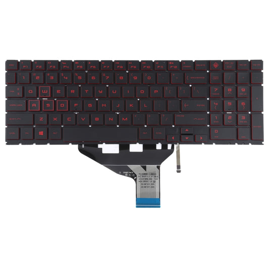 Teclado estadounidense con retroiluminación roja para HP OMEN 15-DC 15-DH 15T-DC 17-CB