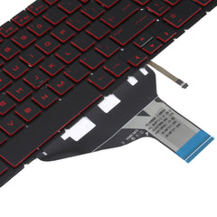 Teclado estadounidense con retroiluminación roja para HP OMEN 15-DC 15-DH 15T-DC 17-CB