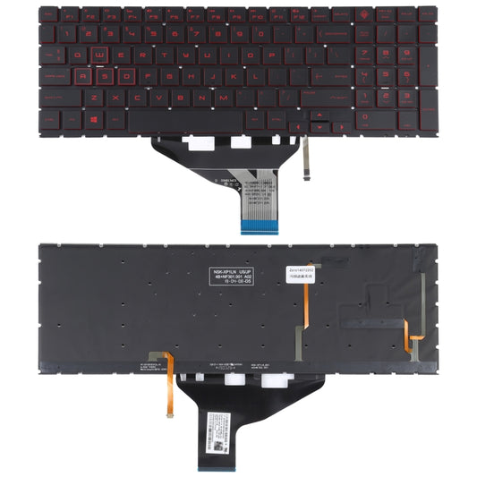 Teclado estadounidense con retroiluminación roja para HP OMEN 15-DC 15-DH 15T-DC 17-CB