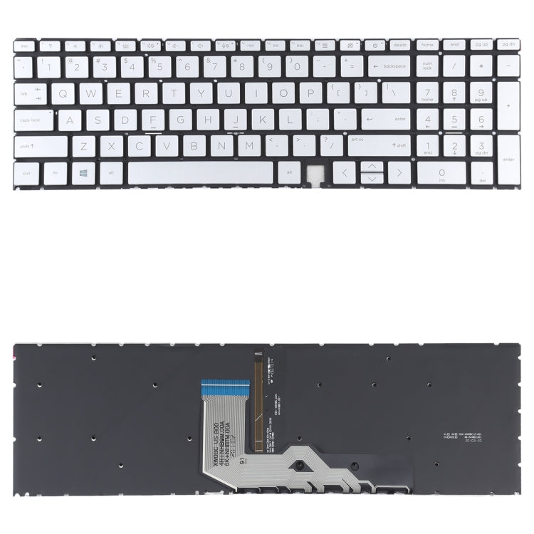 Teclado estadounidense con retroiluminación RGB para HP Envy X360 15-ED 15-ED0008CA