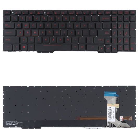 Teclado estadounidense con retroiluminación para Asus GL553VW ZX53V FX53VD