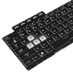 Teclado estadounidense con retroiluminación para Asus TUF Gaming F15 FX506 FA506
