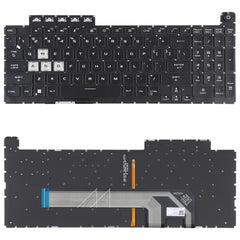Teclado estadounidense con retroiluminación para Asus TUF Gaming F15 FX506 FA506