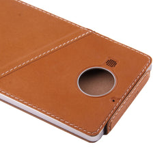 Funda de cuero genuino con tapa Vertical + c...