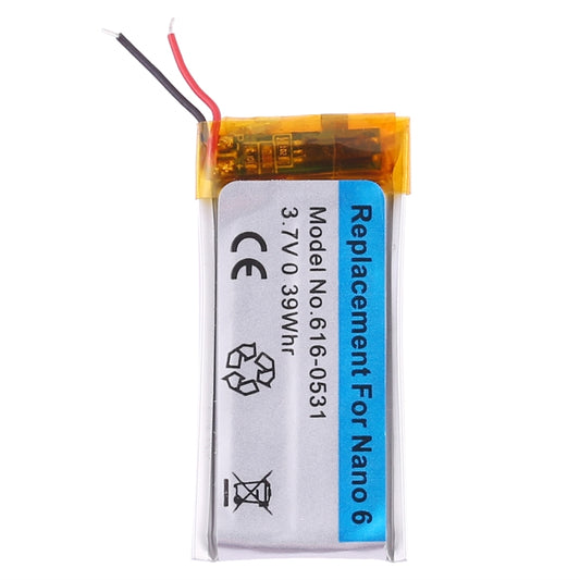 3.7V 0.39Whr para iPod nano 6 batería recarg...