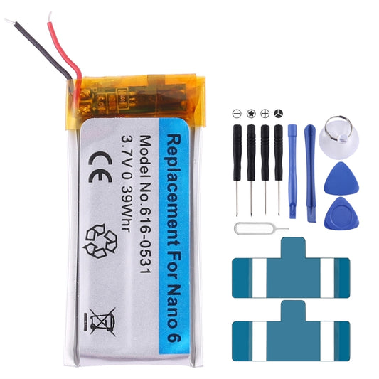 3.7V 0.39Whr para iPod nano 6 batería recarg...