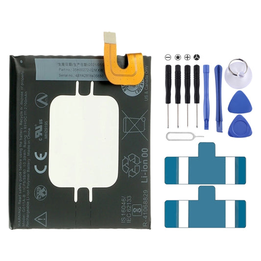 Batería de polímero de litio de 2700 mAh G011A-B para Google Pixel 2