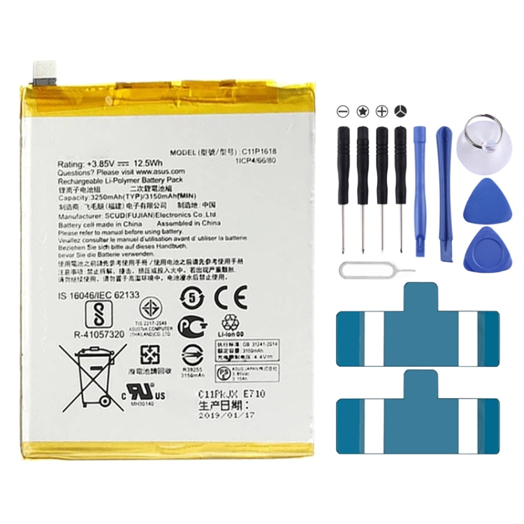 Batería de polímero de litio de 3250mAh C11P...