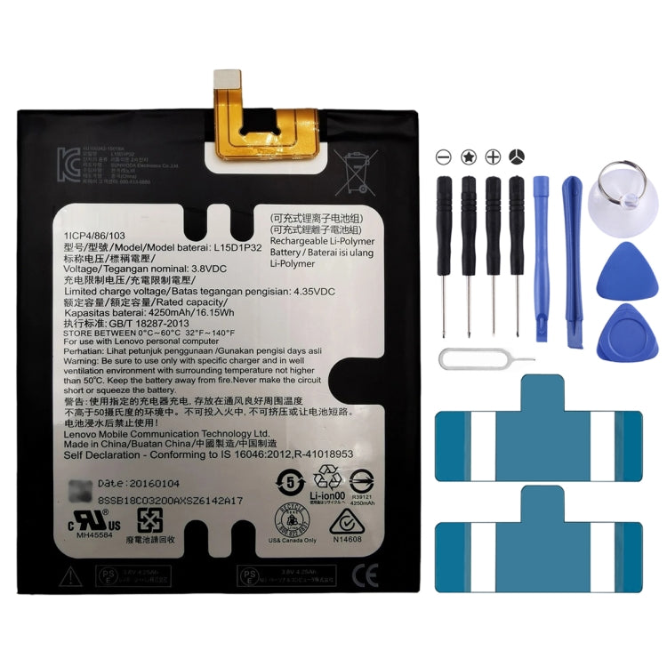 Batería de polímero de litio de 4250mAh L15D...