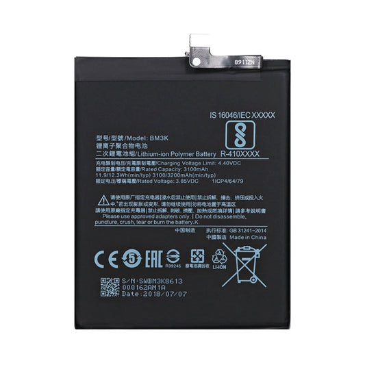 BM3K 3100mAh para batería de polímero de lit...