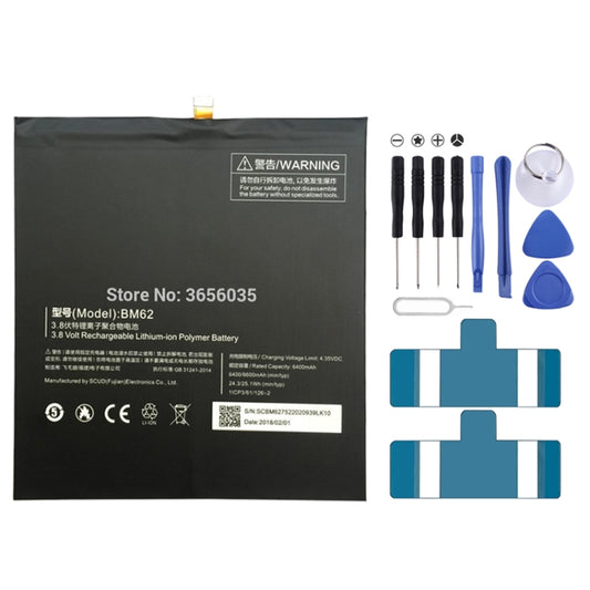 BM62 6400mAh para batería de polímero de lit...