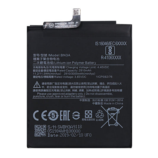 Batería de polímero de litio BN3A 2910mAh pa...