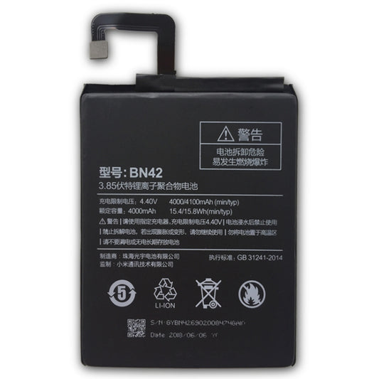 BN42 4000mAh para batería de polímero de lit...