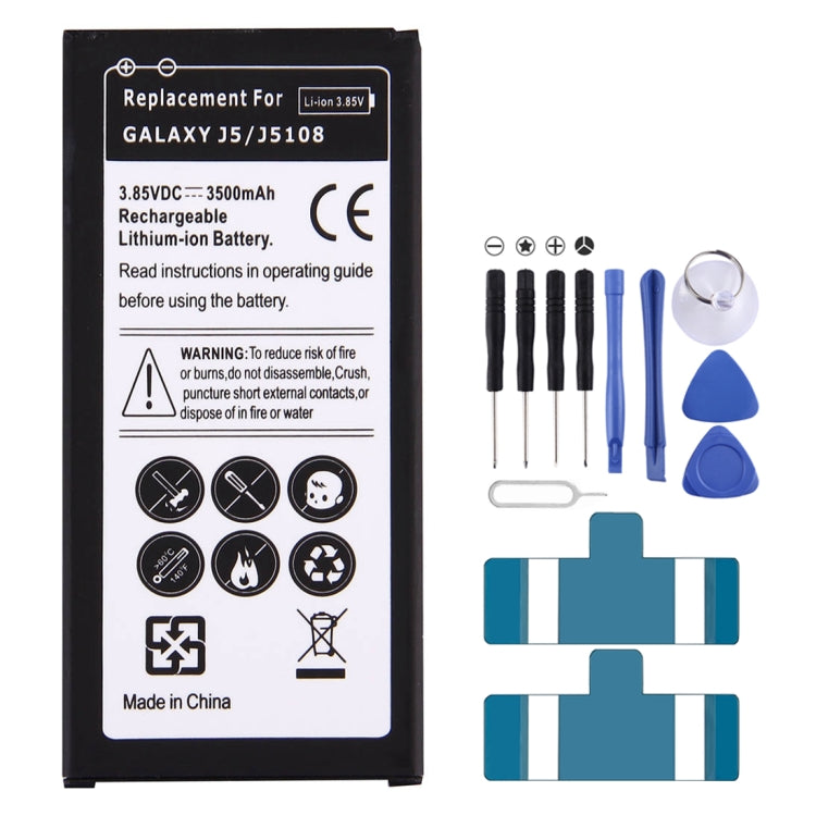 Para Galaxy J5 (2016) / J510 Batería recarga...