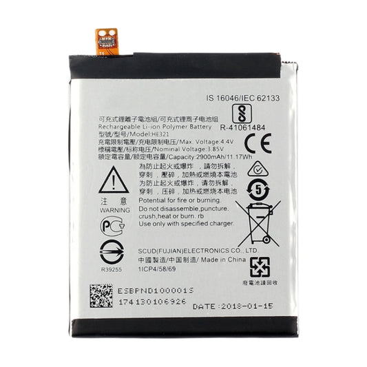 HE321 para Nokia 5 TA-1053 Batería de políme...