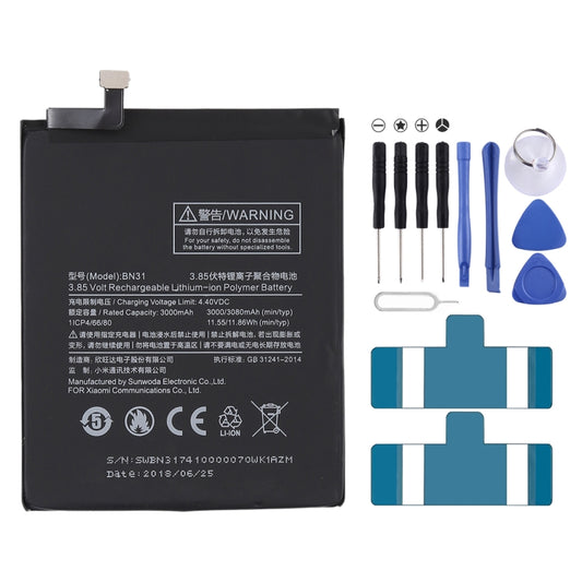 Batería de polímero de litio de 3000 mAh BN3...