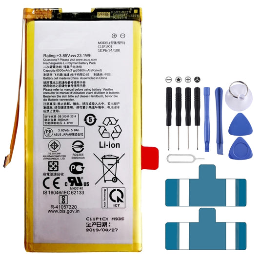 6000mAh C11P1901 para batería de iones de li...