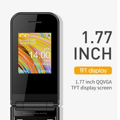 Teléfono plegable UNIWA F2720 de 1,77 pulgadas