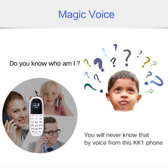 AIEK KK1 Mini Teléfono Móvil, Teclado Inglés