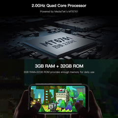 UNIWA W555 3GB+32GB Teléfono resistente de 5,71 pulgadas