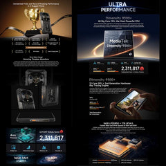 Teléfono ultrarresistente Ulefone Armor 28, ...