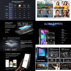 Teléfono ultrarresistente Ulefone Armor 28, ...