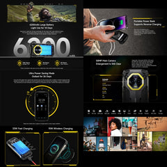 Ulefone Armor Mini 20, visión nocturna, 8 GB...