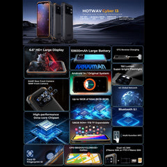 Teléfono resistente HOTWAV CYBER 13