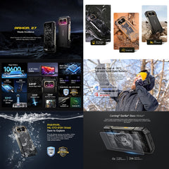Teléfono robusto Ulefone Armor 27, 12 GB + 2...