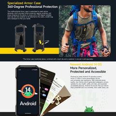 Teléfono robusto Ulefone Armor 27, 12 GB + 2...