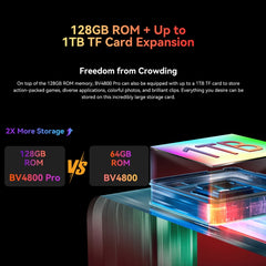Blackview BV4800 Pro, 4 GB + 128 GB, 6,56 pulgadas Android 14