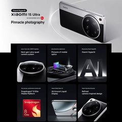 Xiaomi 15 Ultra Global, 16GB+512GB, 3D Ultra...