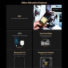 Oukitel WP23 Plus Rugged Phone, 8GB+256GB, 6...