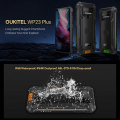 Oukitel WP23 Plus Rugged Phone, 8GB+256GB, 6...
