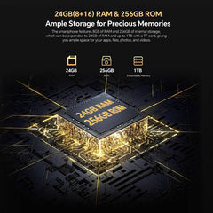 Oukitel WP23 Plus Rugged Phone, 8GB+256GB, 6...