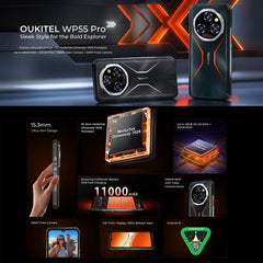 Teléfono resistente Oukitel WP55 Pro 5G, 16 ...