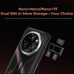 Teléfono resistente Oukitel WP55 Pro 5G, 16 ...