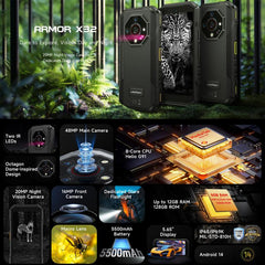 Teléfono resistente Ulefone Armor X32