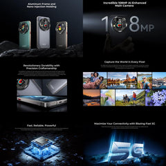 Teléfono resistente Oukitel WP200 Pro 5G